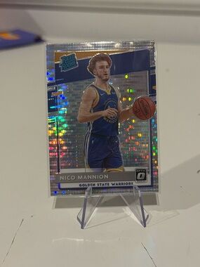 🔥 2020 Nico Mannion Panini Donruss Optic Rated Rookie Prizm. Mint condition
